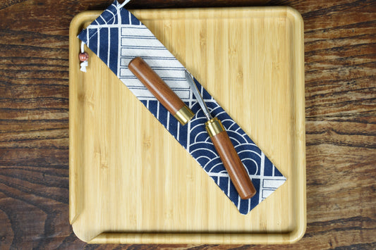 Bamboo Tray and Tea Pick