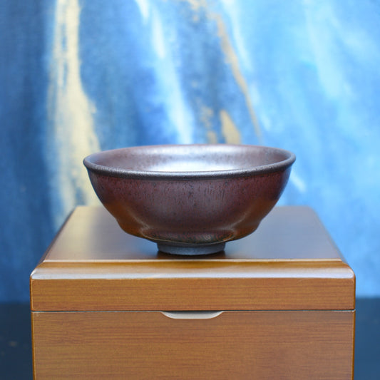 Dragon Kiln Jianzhan Teacup Mark X